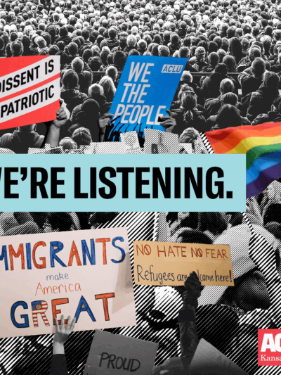 we're listening