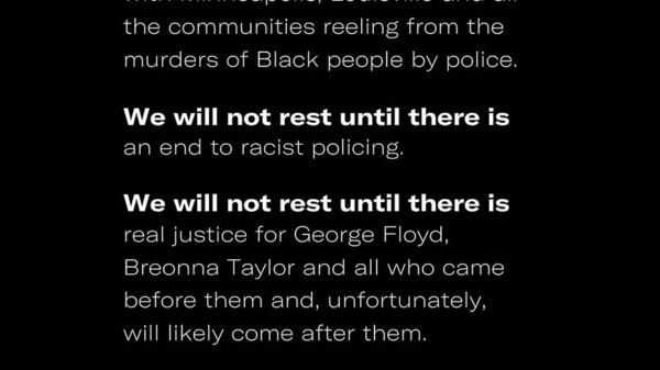 We will not rest until there is an end to racist policing.