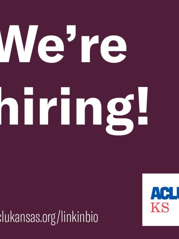 We're hiring! aclukansas.org/linkinbio