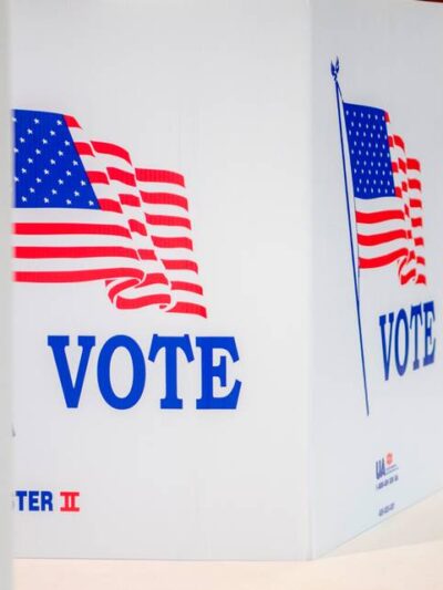 Voting booths. ABBY DREY adrey@centredaily.com