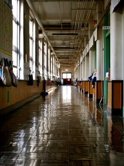 School hallway