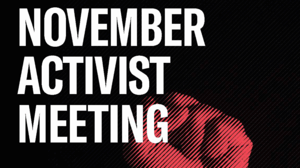 NOVEMBER ACTIVIST MEETING