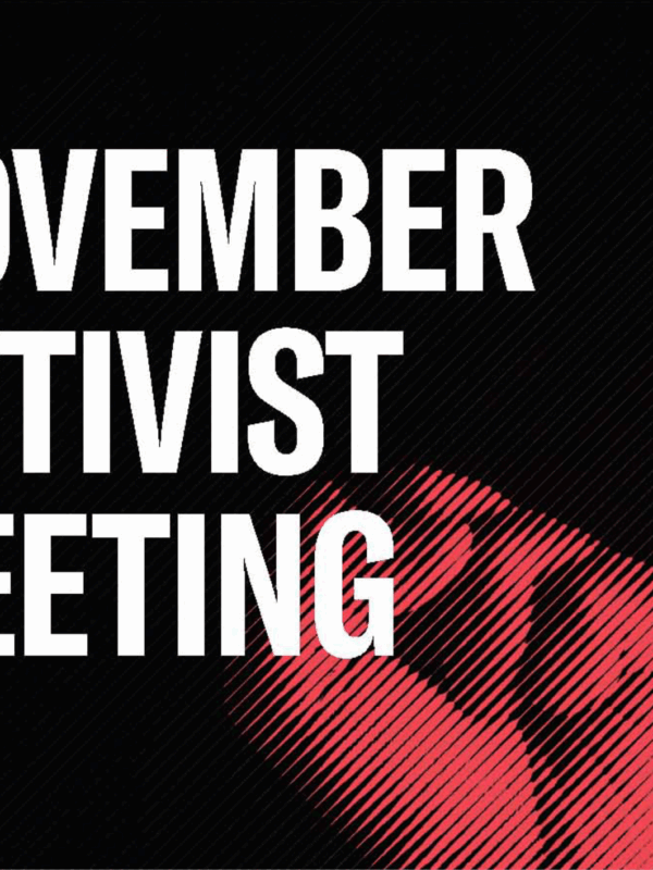 NOVEMBER ACTIVIST MEETING