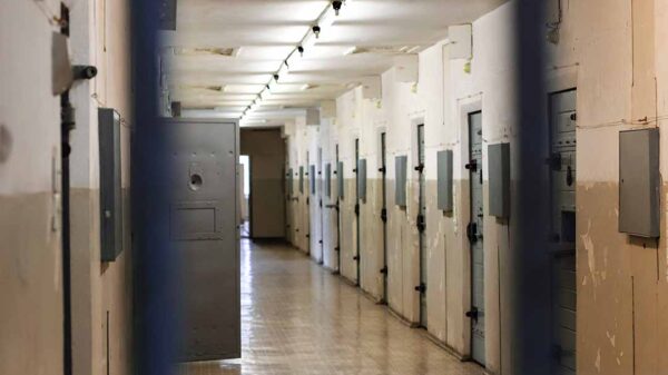 Detention facility hallway