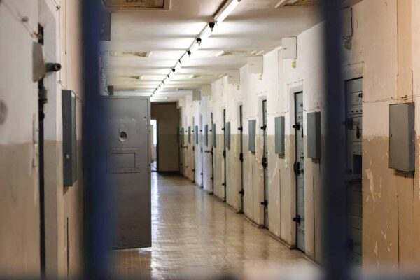 Detention facility hallway