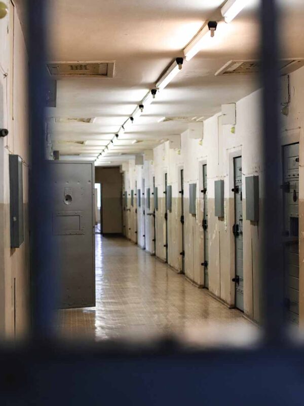 Detention facility hallway