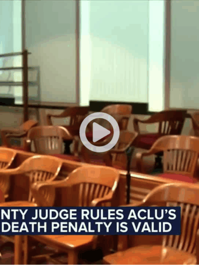 A Sedgwick County judge said the American Civil Liberties Union’s (ACLU) challenge to jury selection and death qualification in capital murder cases.