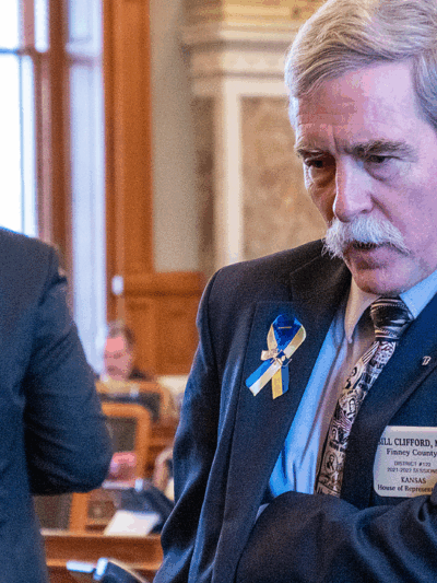 Rep. Bill Clifford, a Republican from Garden City, said he supported a bill mandating emergency health care for infants who survive an abortion, noting he was alarmed medical professionals chose to engage in the “ghastly” procedure. (Sherman Smith/Kansas