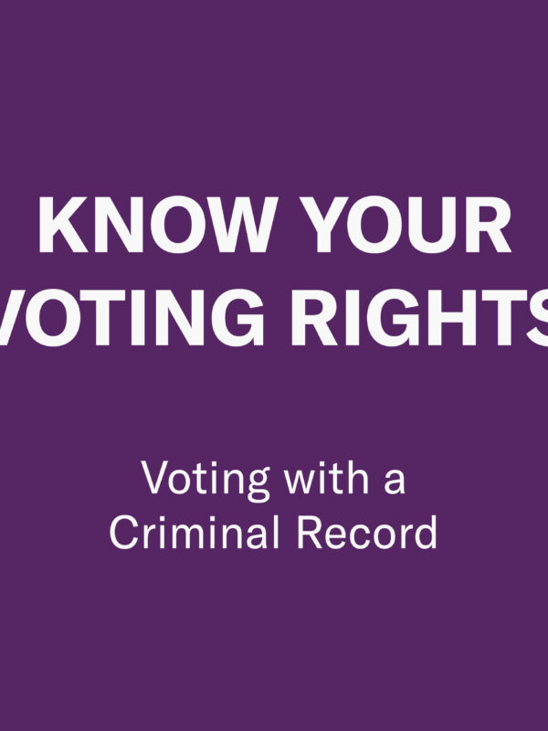 KYVR Voting with a Criminal Record