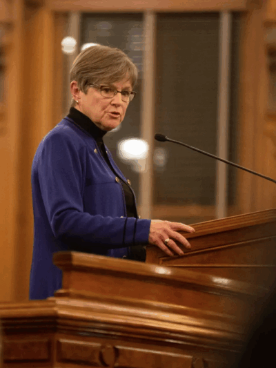 Gov. Laura Kelly vetoed a slate of anti-transgender bills Thursday, including a sweeping provision requiring trans individuals use bathrooms and other facilities based on their sex assigned at birth and a separate ban on gender affirming care for youths.