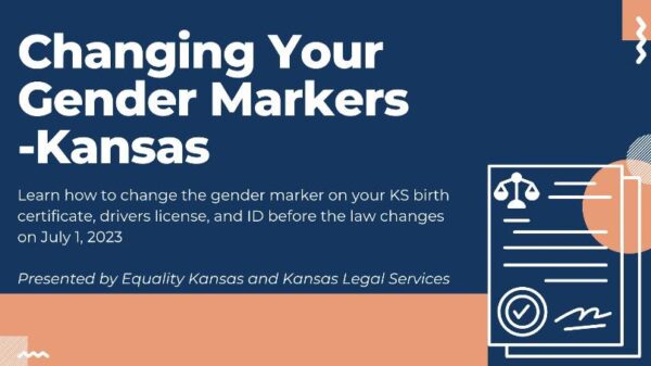 changing your gender markers - Kansas