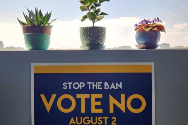 vote no stop the ban august 2