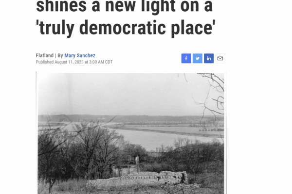 rethinking quindaro: a Kansas ACLU report shines a new light on a "truly democratic place"