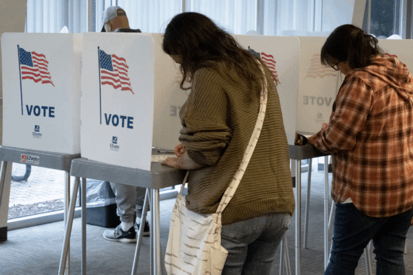 Thousands of Kansans with felony records are eligible to vote, according to the ACLU of Kansas. (Sherman Smith/Kansas Reflector)