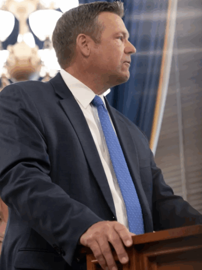 Kansas Attorney General Kris Kobach sued Gov. Laura Kelly's administration last summer over gender marker changes on driver's licenses. 2023 File Photo/The Capital-Journal