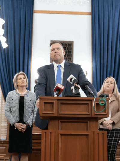 Kansas Attorney General Kris Kobach sued Gov. Laura Kelly's administration over SB 180, and a Shawnee County judge on Monday sided with Kobach. Evert Nelson/The Capital-Journal