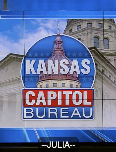 Thumbnail of Newscast, graphic reads, "Kansas Capitol Bureau"
