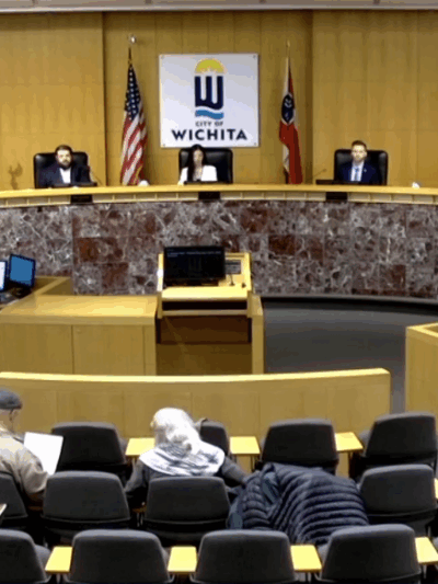 File: Wichita City Council on Jan. 9, 2024. (Courtesy: City of Wichita)