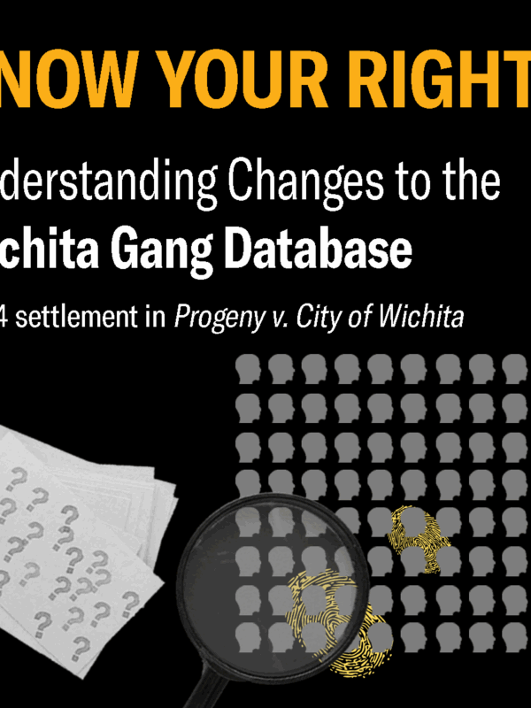progeny city of wichita gang database settlement