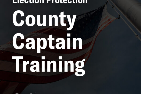 Election Protection County Captain Training Online