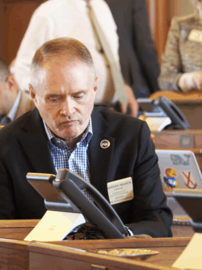 Rep. Shannon Francis, R-Liberal, and a member of the House-Senate auditing committee, made the motions to renew the process of auditing election security in Ford County and to issue a subpoena to compel cooperation of Ford County Clerk Debbie Cox. (Tim Ca