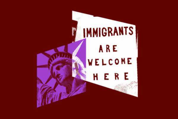 immigrants are welcome here