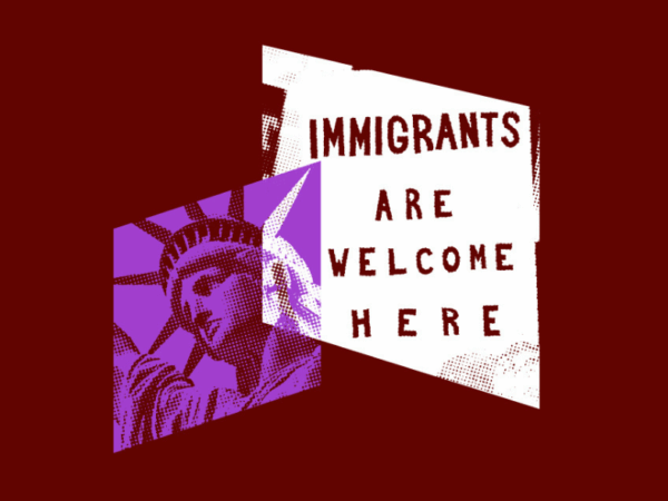 immigrants are welcome here