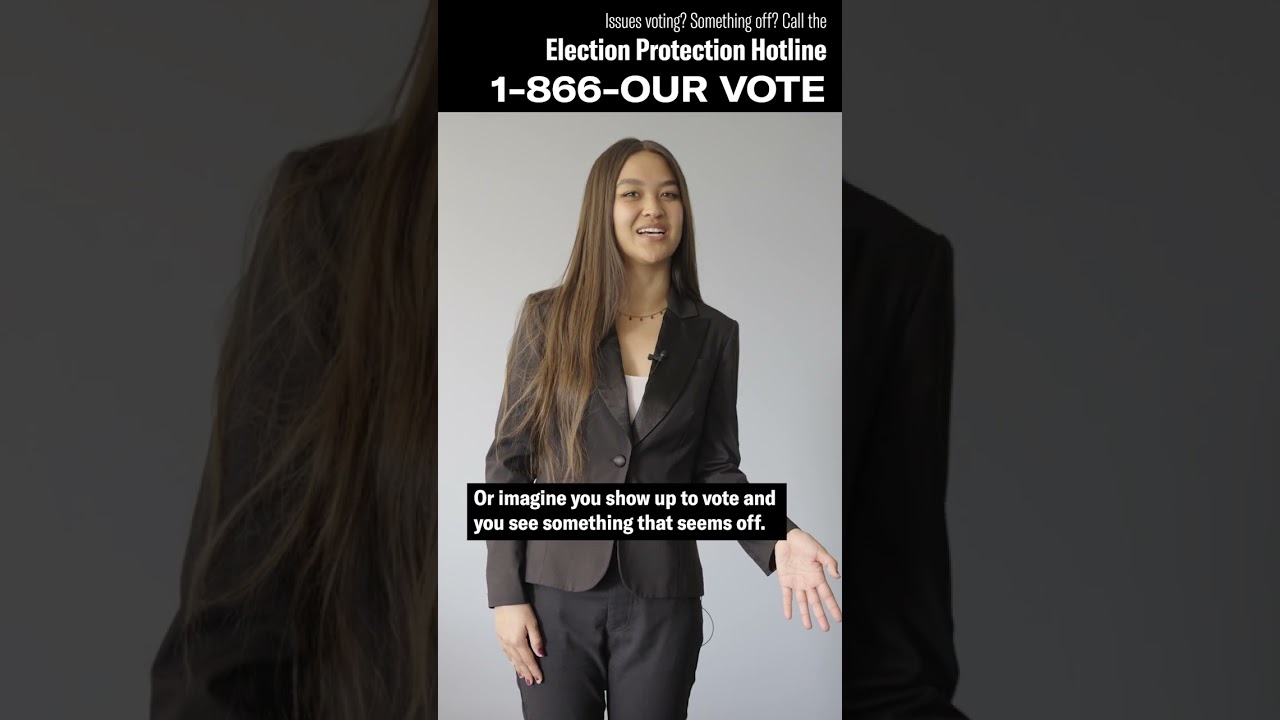 Election Protection: When to Call the Hotline