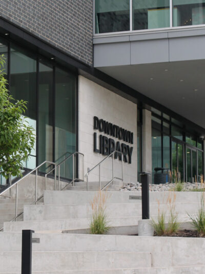 downtown Olathe library