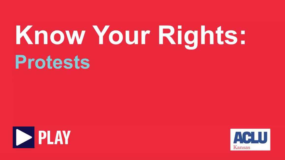 Know Your Rights: Protests