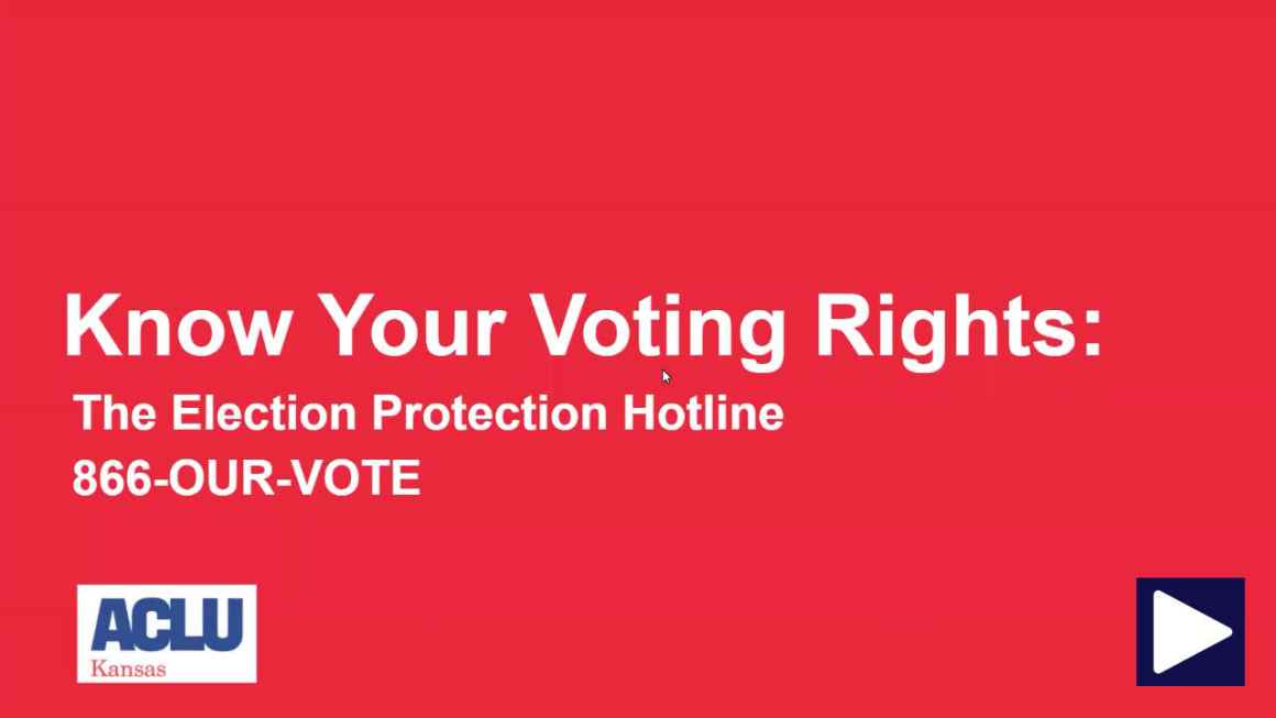 Know Your Voting Rights Election Protection Know Your Voting Rights Election Protection