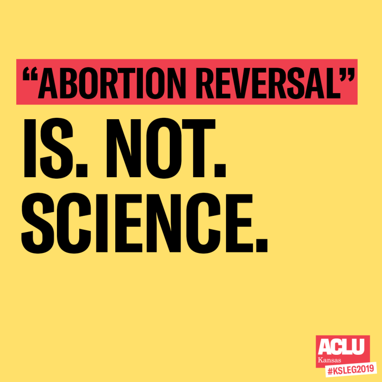 abortion reversal is not science