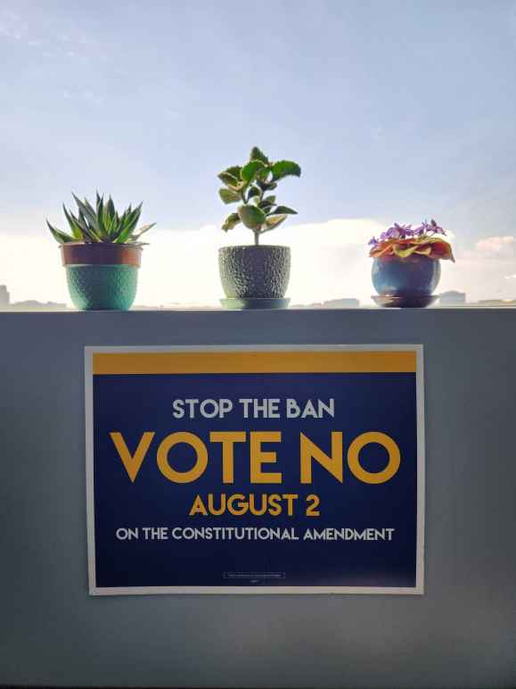 vote no stop the ban august 2