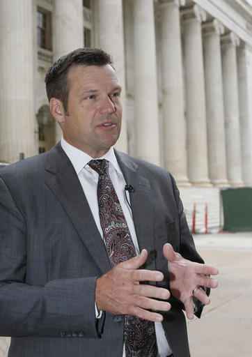 Kansas Secretary of State Kris Kobach in Denver 