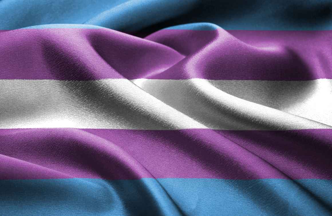 trans flag, no text