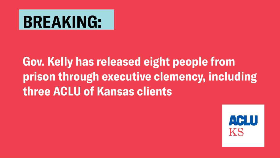 BREAKING: Gov Kelly has released eight people from prison through executive clemency