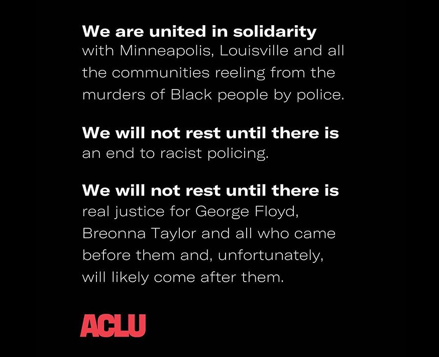 We will not rest until there is an end to racist policing.