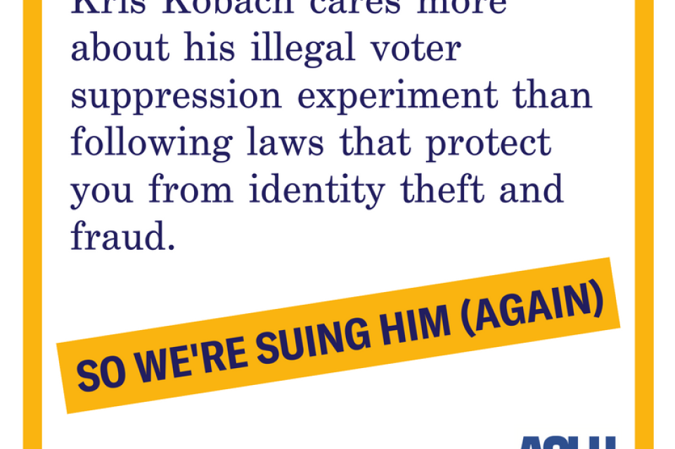 Moore V Schwab Previously Moore V Kobach Aclu Of Kansas