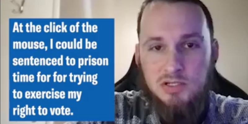 Screenshot of video