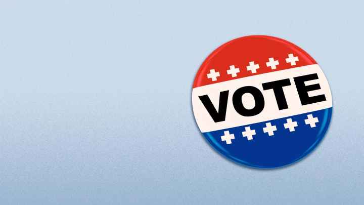 Vote button