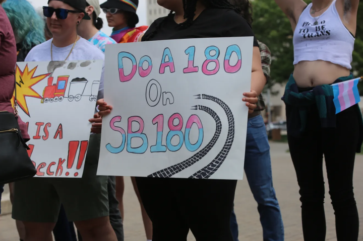 Transgender Kansans will remain unable to change the gender marker on their driver's license for at least the next few months. Andrew Bahl/The Topeka Capital-Journal