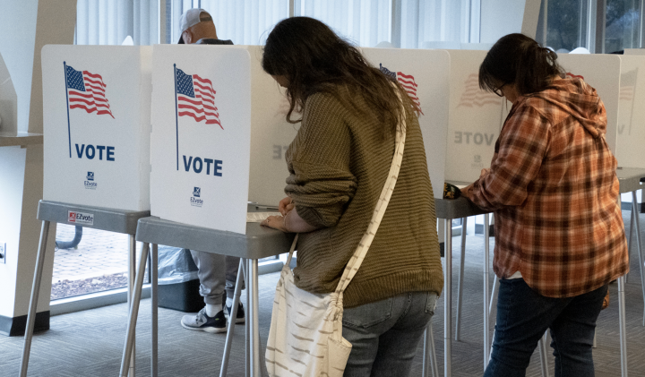 Thousands of Kansans with felony records are eligible to vote, according to the ACLU of Kansas. (Sherman Smith/Kansas Reflector)