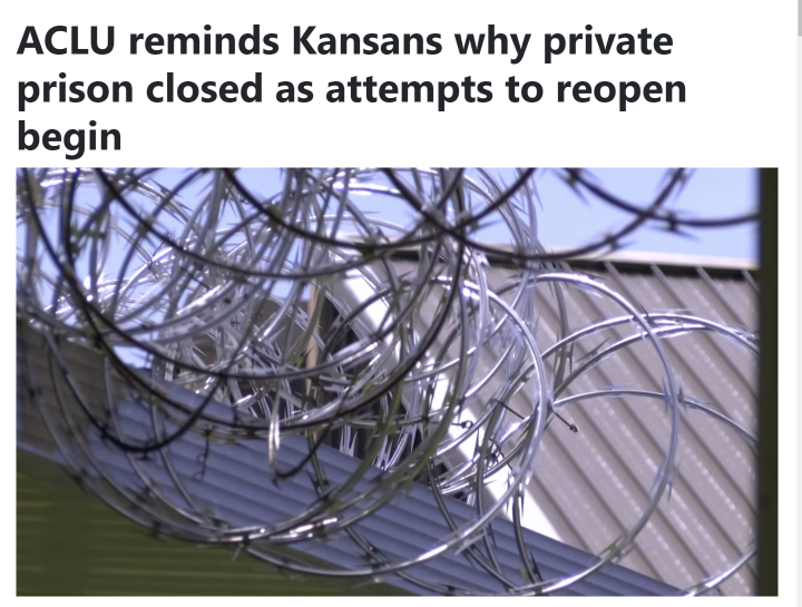 corecivic leavenworth detention center human rights violations