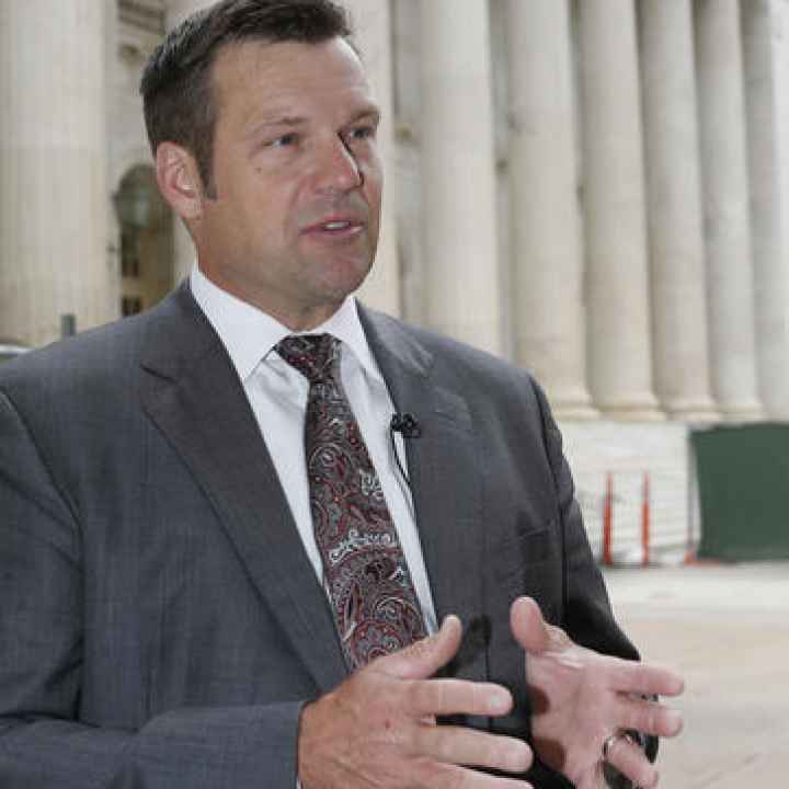 Kansas Secretary of State Kris Kobach in Denver 