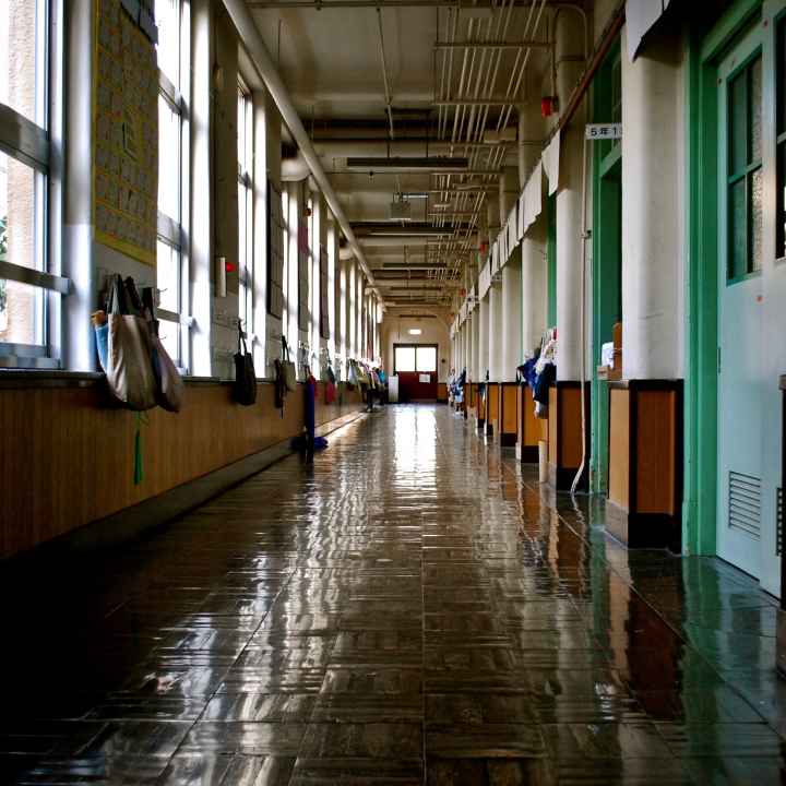 School hallway